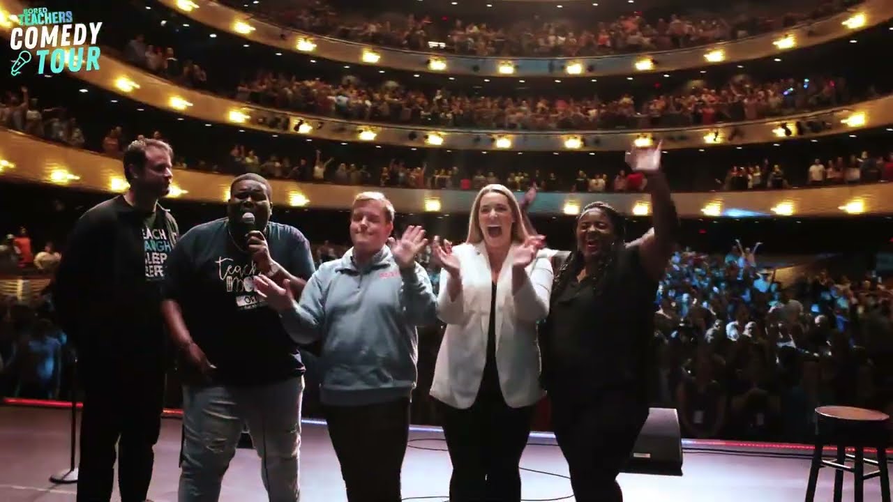 Crowd at a Bored Teachers Comedy Tour show